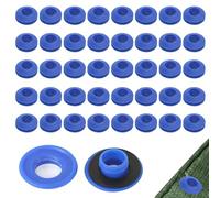 Generic Ojales De Plástico Para Lona 40 Piezas Ojales De Cierre Automático Ojales De Plástico Para Piercing De Cogex Juego De Ojales Azules Para Lana Para Lona,tiendas De Campaña, Lona De Piscina