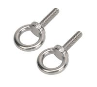Generic Ojo de Hombro de Elevación M8 de Acero Inoxidable 304 con Tuercas y Arandelas para Construcción de Barcos RV Pernos de Argolla para Suspensión de Vehículos para Aparejo, Elevación y Anclaje