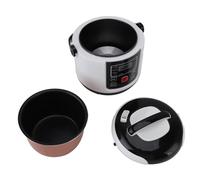 Generic Olla Arrocera para Coche, Olla Arrocera Antiadherente Portátil a Prueba de Palos de 2L con Interior, Cesta de para Viajes, 12V