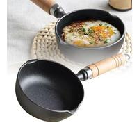 Generic Olla de Calentamiento de Aceite de Hierro Multifuncional para una Distribución Uniforme del Calor para Cocinar en Casa - Calentador de Mantequilla de Hierro Fundido Duradero - 1 Unidad