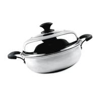 Generic Olla de de Acero Inoxidable Espesada, Olla Caliente Multifuncional para Sopa para Cocina de Inducción para Cocina Moderna (34cm)
