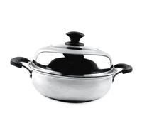 Generic Olla de Profesional de Acero Inoxidable de una Sola Capa con Diseño Multifuncional para Sopa, Olla Caliente para Cocina de Inducción (30 centimetros)