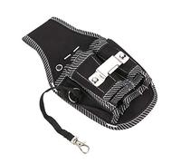 Generic Organizador de Bolsa de Cintura para Herramientas Resistentes de Electricista para Alicates de Destornillador, Negro, Material 600D, Adecuado para Escena de Trabajo