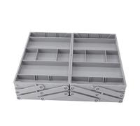 Generic Organizador de Cajones de Múltiples Niveles, Organizador de Cajones Inteligentes de Escritorio Plegable Bandeja de de Cajón Inteligente Expandible para una Pequeña Cocina, Maquillaje, Joyas,
