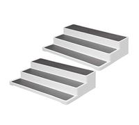 Generic Organizador de Especias de 3 Niveles, Duradero, Resistente Al Agua, Antideslizante, para Encimera de Cocina, 2 Piezas para Despensa, Gabinete, Estante o área de Tocador de Baño, 14,4 X 9,4 X