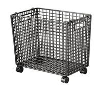 Generic Organizador de Juguetes Cesta Rodante con Ruedas Caja de Almacenamiento Carro Suministros Baúl de Gran Capacidad Hierro Resistente Adecuado para, tal como se describe, Grande