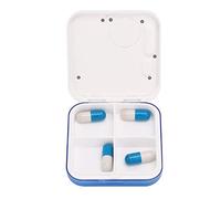 Generic Organizador de Pastillas Inteligente Digital, 4 Rejillas, 5 Despertadores, Caja de Medicamentos con Recordatorio, a Prueba de Polvo, a Prueba de Humedad, para Uso en Viaje