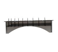 Generic Organizador de Peine de Límite para Cortapelos Eléctrico, Estuche de Almacenamiento de 10 Rejillas para Barberos Profesionales y Uso Doméstico, Material Plástico Duradero