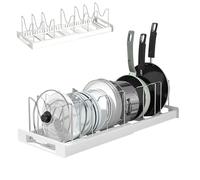 Generic Organizador de Utensilios de Cocina Extensible, Almacenamiento Cacerola, Estante Organizador para Sartenes y Tapas, Soporte Expandible de Cocina, ONF8P7JOKUHMB95RTDHC