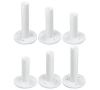 Generic Pack de 6 Tees de Goma irrompibles Juego de Soportes para té de 60 70 88 mm de Alto para Interior y de conducción, Golf, práctica al Aire Libre, Entrenamiento de Rocking