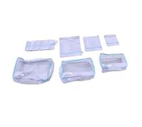 Generic Packing Cubes Organizador de Maletas Antidesgarros para Viajes, Juego de Almacenamiento de Viaje Duradero para Equipaje con Bolsa para Zapatos, Juego de Bolsas Esenciales de Viaje (GRAY)