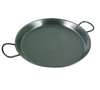 Vaello Campos Paellera genérica de acero pulido plateada 40 cm