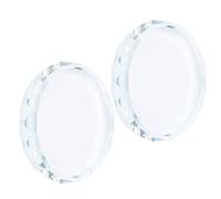 Generic Paleta de Maquillaje, 2 Pcs Paleta de Pegamento Adhesivo Adhesivo Transparente para Pegamento de Pestañas Postizas para el Tono de Arte
