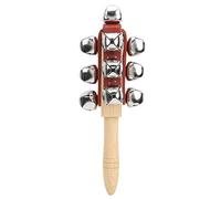 Generic Palo de Campana de Trineo con 13 Campanas de Metal, de Madera Liviano, Juguete Musical Divertido para Niños | Ideal para Fiestas, Bailes y conciertos.