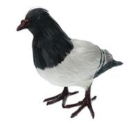 Generic Paloma Artificial en Estatua Decorativa Figurilla Animal Taxidermia de Paloma y Señuelo de Paloma con Cuerpo Realista y Artificial Adecuada, # 2 Gray Standing, tal como se describe