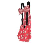 Generic Pañal de Pollo con Banda Elástica Ensanchada, Pañal Lavable Elegante y Funcional para Patos y Gansos (Talla S)