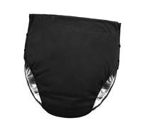 Generic Pañal de tela para adultos, cubierta de pañal lavable, transpirable, cómodo de llevar para personas mayores, protección contra fugas, ropa interior, negro