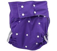 Generic Pañales de Tela para Adultos, Pañales Reutilizables de Tela Antifuge de Bolsillo Reutilizable Ajustable para Ancianos Incontinencia para Discapacitados (PURPLE)