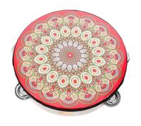 Generic Pandereta de tambor de danza de percusión, pandereta, instrumento musical, pandereta, pandereta de una sola fila, tambor, pandereta de mano para iglesia, pandereta, tambores para instrumentos