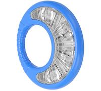 Generic Pandereta Infantil de Mano de Plástico de con Campanas Dobles para Educación Musical Infantil, Azul para Juguetes de Rompecabezas