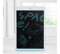 Generic Panel de Escritura Manual LCD de 12 Pulgadas, Tableta de Dibujo Ecológica con Bolígrafo para Niños, Perfecta para Arte Creativo y Aprendizaje (azul (con llave de bloqueo))