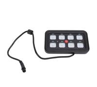 Generic Panel de Interruptores de 8 Unidades, ABS Premium, Control Táctil LED, relé de Circuito de 60 Amperios para Camiones y Barcos (GREEN)