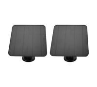 Generic Panel Solar Eficiente de 12 W para Cámara de Seguridad Arlo Pro 3 4 5S IP65 Resistente a la Intemperie, 2 Soportes Ajustables, Cargador Solar para Exteriores para Silicio Monocristalino,