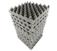 Generic Paneles Acústicos de Espuma de Huevo para Aislamiento de Sonido en Home Studio Theatre KTV, Material Ecológico, 12 Piezas de 11,8 Pulgadas, Adecuados para Oficina (GREY)