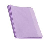 Generic Paños Dentales Desechables, Baberos Duraderos a Prueba de Fugas para Dentistas y Salones de Uñas, Protección Cómoda e Higiénica, 125 Uds. (PURPLE)