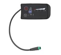 Generic Pantalla de Bicicleta Eléctrica, Carcasa ABS Impermeable, Panel de Pantalla LED para Ciclismo, Indicador de Velocidad de Bicicleta de Montaña (48V)