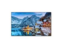 Generic Pantalla de proyección Blanca Cine máximo 250 Pulgadas, Pantalla Bisel Ultra Estrecho 1cm Gran tamaño for Todo Tipo proyectores(100 Inch)