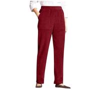 Generic Pantalones de pierna ancha para mujer, agradables al tacto y transpirables, pantalones cargo con bolsillos para mujer, casuales y versátiles, cintura alta, pantalones de yoga para todo el día