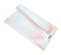 Generic Papel Celofán Iridiscente Tamaño Adaptable y Fácil de Cortar para Envolver Regalos y Flores, Material Decorativo de Celofán, Rollo para Navidad y San Valentín