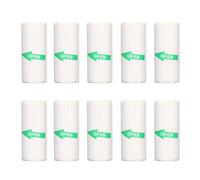 Generic Papel para Impresora Térmica, Mini Papel de Impresión Portátil para Impresora de Etiquetas, Adhesivo, Autoadhesivo para Aplicación de Bricolaje, 10 Rollos para Trabajo, Estudio, Viajes