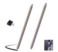 Generic Paquete de 2 bolígrafos Galaxy S24 Ultra S de repuesto para Samsung Galaxy S24 Ultra S Pen sin Bluetooth para Samsung Galaxy S24 Ultra 5G Stylus Pen (violeta) convertidor tipo C