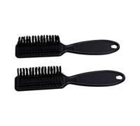 Generic Paquete de 2 Cepillos de Peluquero, Cepillo de Limpieza para Cortapelos, Cepillo de Peinado con Cerdas Suaves, Agarre Antideslizante para Afeitar Barba, Detalles del Cuello, Kit