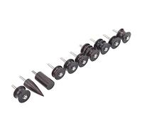 Generic Paquete de Bruñidor de Cuero, Puntas Eficientes para Pulir Bordes de Madera para Artesanos del Cuero y Aficionados Al Bricolaje