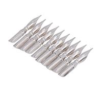 Generic Paquete Variado de Puntas de Pluma, Fácil Instalación, Peso Ligero, 10 Uds. Para Entusiastas de la Caligrafía (Punta metálica 2)