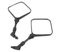 Generic Par de Espejos Retrovisores para Motocicleta - Espejos de Manillar 360 M10 para Mayor Visibilidad Ajuste Universal Bicicleta de Calle ATV BMX Carcasa de ABS Amplio ángulo de Visión Fácil