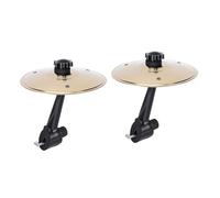 Generic Par de Ventilación de Aire de Platillos de Tambor de Coche Mini en Oro con Brazo Giratorio para Momentos de Conducción Entretenidos ABS y Metal 2 Piezas