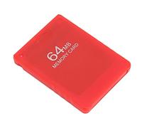 Generic Para Tarjeta de Memoria de 64 MB Solución de Almacenamiento de Juegos de Alta Velocidad Perfecta Para Todos los Juegos y Soporte FMCB1.966 Compacto y Duradero (rojo)