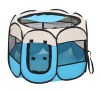 Generic Parque infantil con puerta portátil, plegable, impermeable, para mascotas, al aire libre, Oxford de malla de aire y corral de ejercicio, tienda de campaña para perros y gatos, pequeño