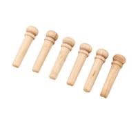 Generic Pasador de Puente de Guitarra Acústica Resistente y Portátil para un Sonido Claro, 6 Piezas para Puesta en Escena