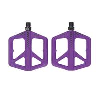 Generic Pedal de Ciclo, 1 par de Diseño de Rodamiento de Pedal de Plataforma de Ciclo de Deslizamiento para el de Carretera (Purple)