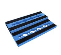 Generic Pedal de Efecto, Placa de Almacenamiento sin Deslizamiento para 6-10 Pedales, Mini Tablero de Pista de Pedal de Guitarra, Gran Capacidad, Accesorios de Pedalboard de Efectos de