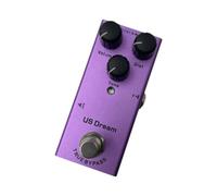 Generic Pedal de efectos de guitarra eléctrica DC 9V True Efector de guitarra eléctrica para espectáculo, Distorsión Estadounidense