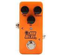 Generic Pedal de Efectos de Metal, Efecto de Retrodo Digital, Interferencias Menos, 800 Ms Con Cierre de Gancho para Equipos de Sonido