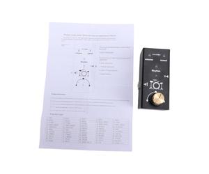 Generic Pedal de Guitarra Rítmica 55 con Integración Perfecta de Señal, Fácil Control para bajo de Guitarra Eléctrica, Sincronización Precisa del Tambor para Sonido de Banda Completa