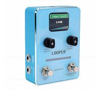 Generic Pedal Looper, Pedal de Efectos de Guitarra Overdub Ilimitado de Audio de 44,1 KHz con 40 Ranuras de Memoria y Pantalla LED para Interpretación en Vivo y Composición de Can