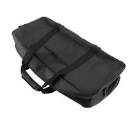 Generic Pedalera Portátil de Aleación de Aluminio con Efecto de Guitarra con Bolsa de Transporte, Pedalera Negra Liviana para Guitarra, Bolsa 600D, Tamaño 50,5 * 20,5 * 2 Cm, Accesorios para
